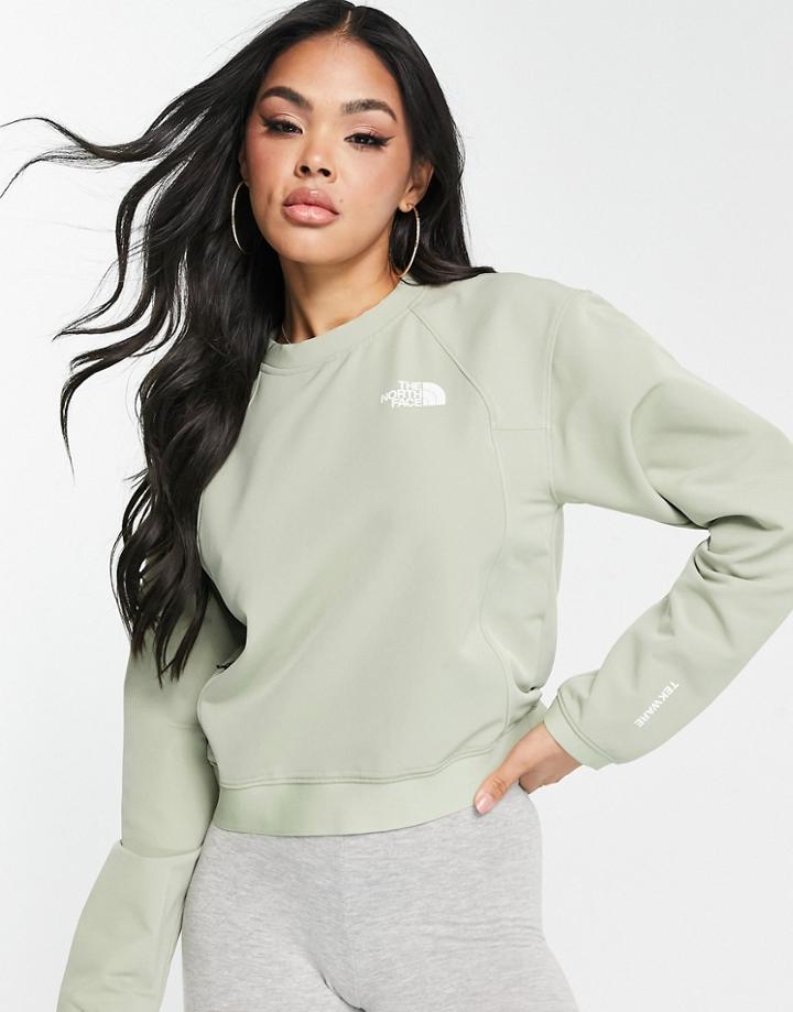 The North Face Tekware Woven Sweatshirt In Green