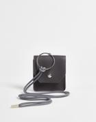 Svnx Neck Wallet In Gray