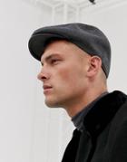 French Connection Winter Flat Cap-gray
