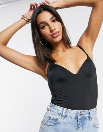 Sloggi Wow Comfort Cami Top With Built In Support In Black