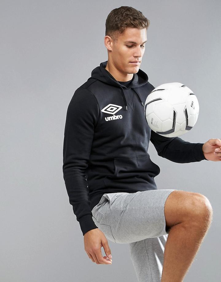Umbro Logo Hoodie - Black