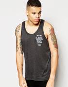 G-star Tank Rightrex G Raw Print In Black Heather - Black Htr