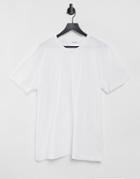 Selected Homme Relaxed Pique T-shirt In White