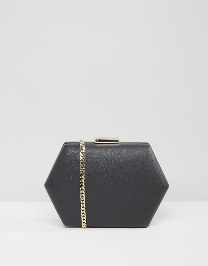 Claudia Canova Box Clutch Bag - Black