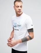 Lambretta Scooter Print T-shirt - White