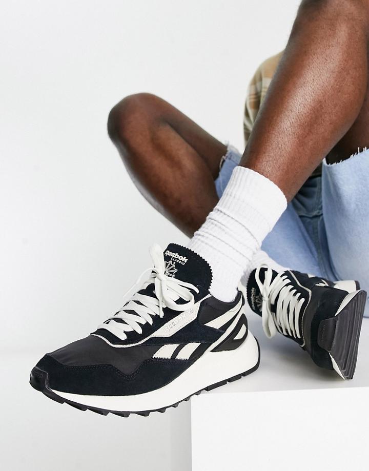 Reebok Classic Legacy Az Sneakers In Black And Chalk