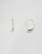 Pieces Tabine Through & Through Earrings - Silver