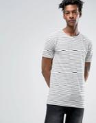 Minimum Haziem Stripe T-shirt - Gray