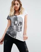 Religion Twist Skull T-shirt - White