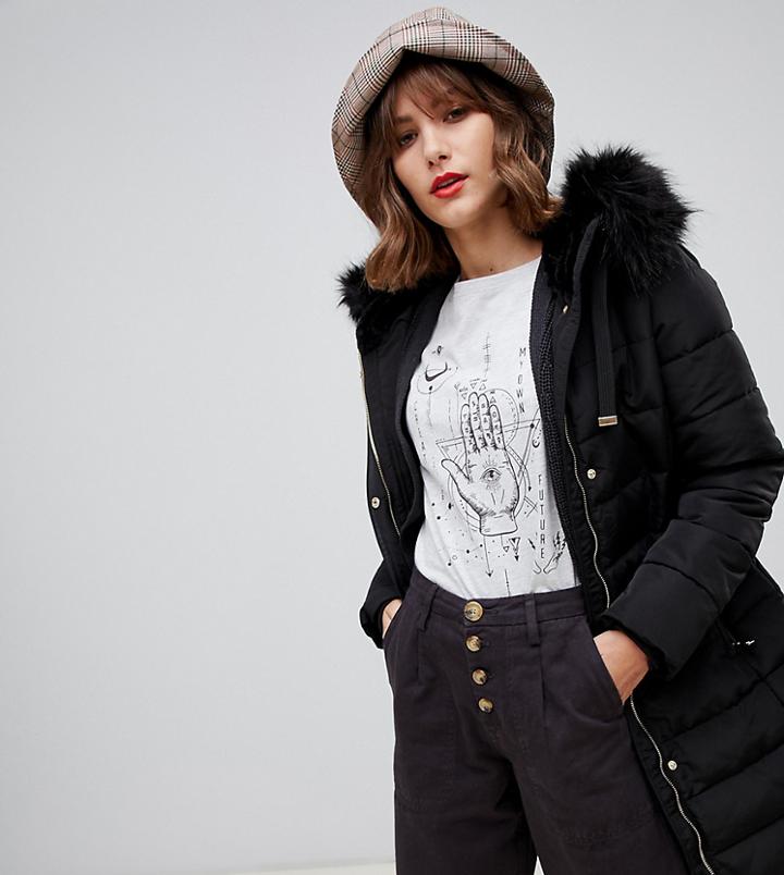 Stradivarius Longline Puffer Jacket