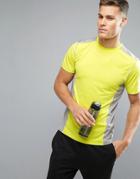 New Look Sport T-shirt In Gray And Yellow - Yellow