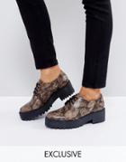 Monki Snake Brogue - Multi