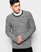 Minimum Sweater In Melange - Charcoal Melange