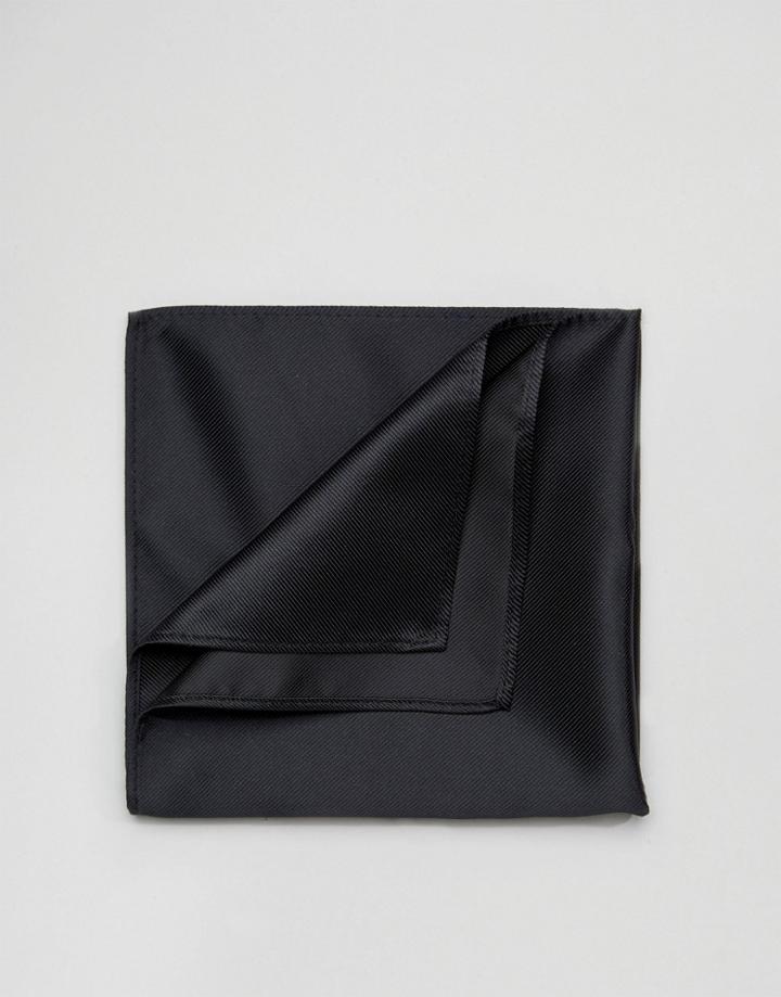 Devils Advocate Black Pocket Square - Black