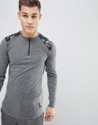 Ringspun Jersey Long Sleeve Top-gray