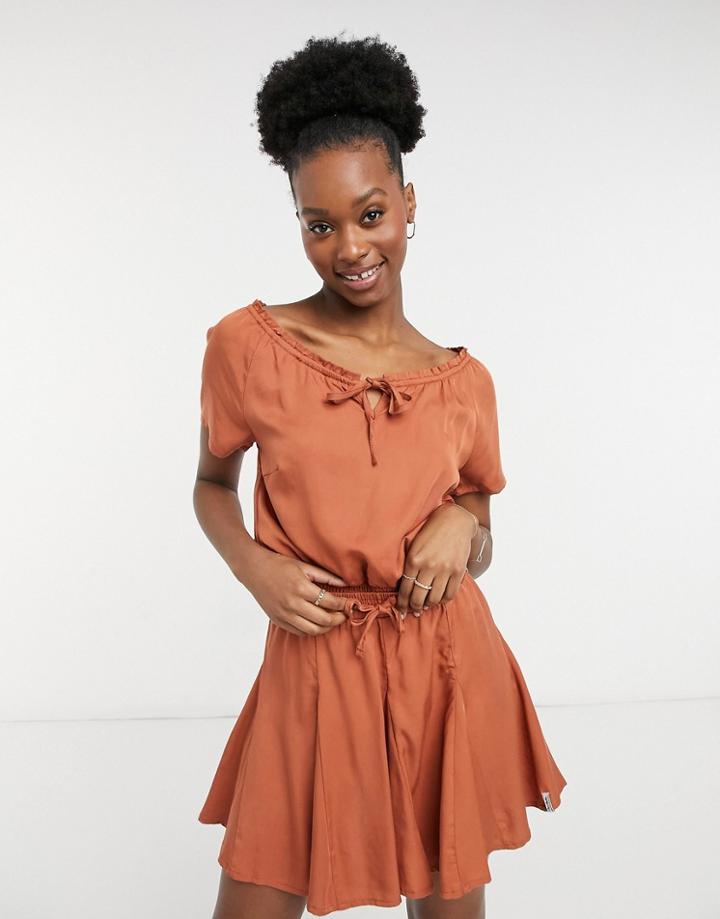 Rhythm Sofia Set Top In Nutmeg-neutral