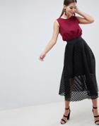 Ax Paris A Line Skirt Dress - Black