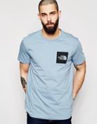 The North Face T-shirt With Box Logo - Blue