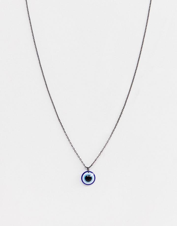 Icon Brand Blue Pendant Necklace - Blue