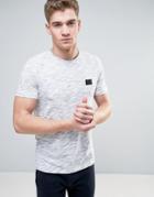 Born Rich Raw Rolled Edge T-shirt - Gray