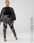 Lovedrobe Luxe Embellished Legging - Black