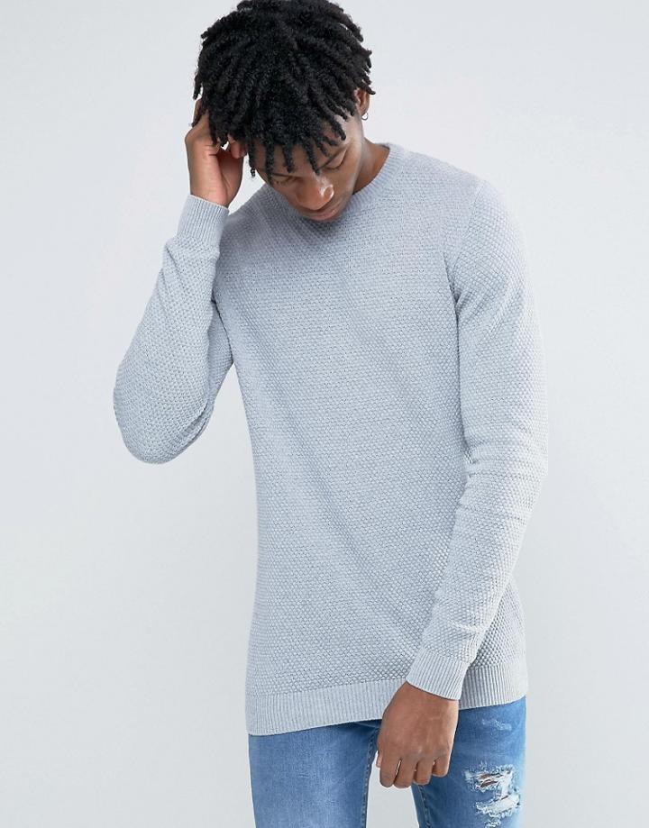 Pull & Bear Jumper In Grey - Gray