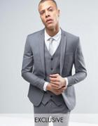 Noak Super Skinny Suit Jacket - Gray