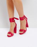 Coco Wren Tie Up Platform Sandals