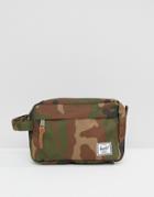 Hershcel Supply Co Chapter Toiletry Bag In Camo - Green