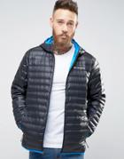 Columbia Flash Forward Down Jacket Hooded Lightweight Quilt - Black