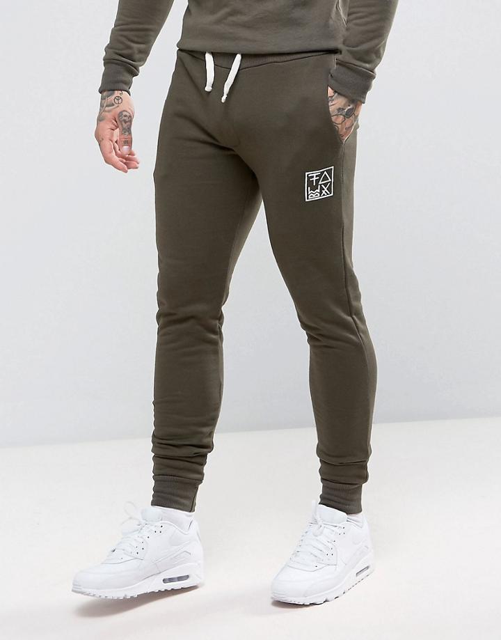 Friend Or Faux Kennedy Slim Fit Joggers - Green