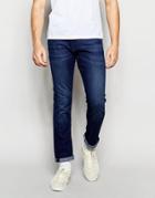Boss Orange Jeans In Extra Slim Fit Mid Wash - Blue