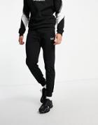 Armani Ea7 Train Core Id French Terry Sweatpants In Black