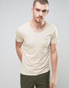 Selected Homme T-shirt With Pocket - Gray