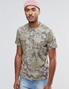 Le Breve Digital Camo T-shirt - Green