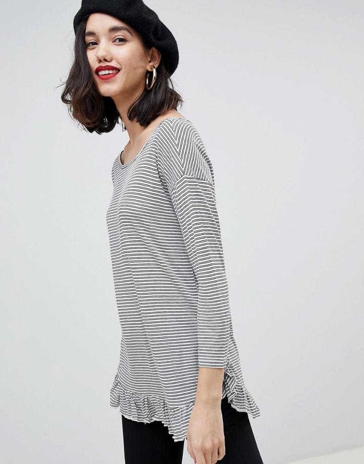 Esprit Oversized Long Stripe Top - Multi