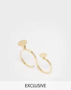 Monki Exclusive Double Ring - Gold
