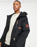 Planks The People's Parka Ski Jacket In Black