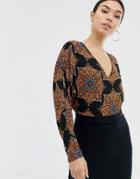 Ax Paris Printed Shirt - Black