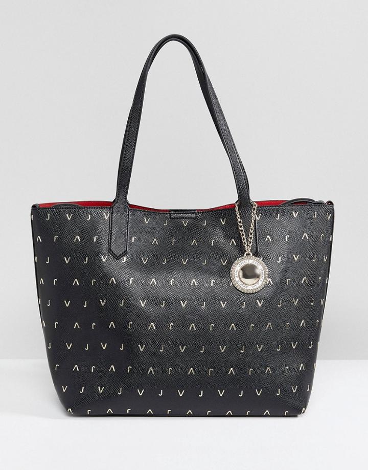 Versace Jeans Vj Medium Tote Bag - Black