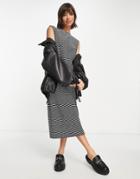 Whistles Easy Minimal Stripe Dress In Multi