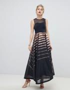 Coast Ombre Stripe Maxi Gown - Multi