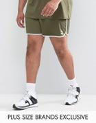 Puma Plus Retro Mesh Shorts In Green Exclusive To Asos - Green