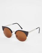 Monki Cateye Sunglasses - Black