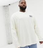 Puma Plus Organic Cotton Long Sleeve Top In White Exclusive At Asos - White