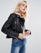Walter Baker Hanna Biker Jacket - Black