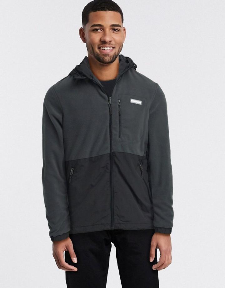Jack & Jones Fleece Panel Jacket-black