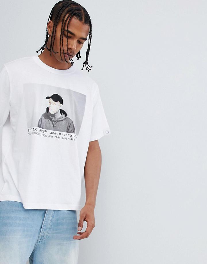 Cheap Monday System Error T-shirt - White