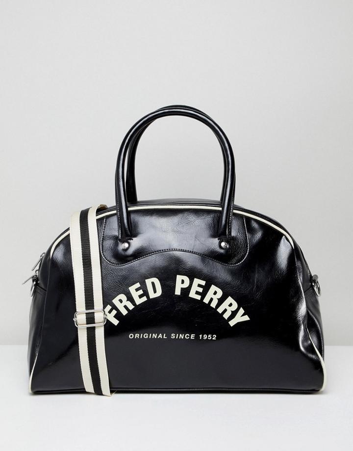 Fred Perry Classic Grip Weekend Bag In Black - Black