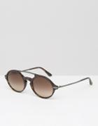 Giorgio Armarni Round Sunglasses Havanna Brown - Brown